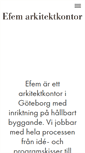 Mobile Screenshot of efemarkitektkontor.se
